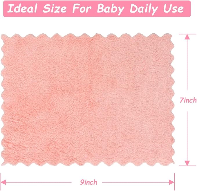 Orighty Baby Washcloths 24-Pack, Microfiber Coral Fleece Baby Towels, Super - Image 5