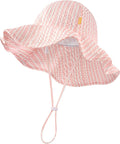 HONGTEYA Baby Sun Hat Wide Brim Adjustable Toddler Beach Bucket Hat | Soft by HONGTEYA