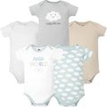 Hudson Baby Unisex Baby Cotton Bodysuits 5-Pack by HudsonBaby