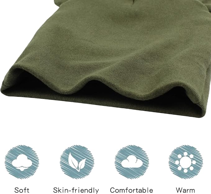 Pesaat Newborn Hospital Hat 0-12Months Preemie Boys Girls Beanie Solid Infant - Image 4