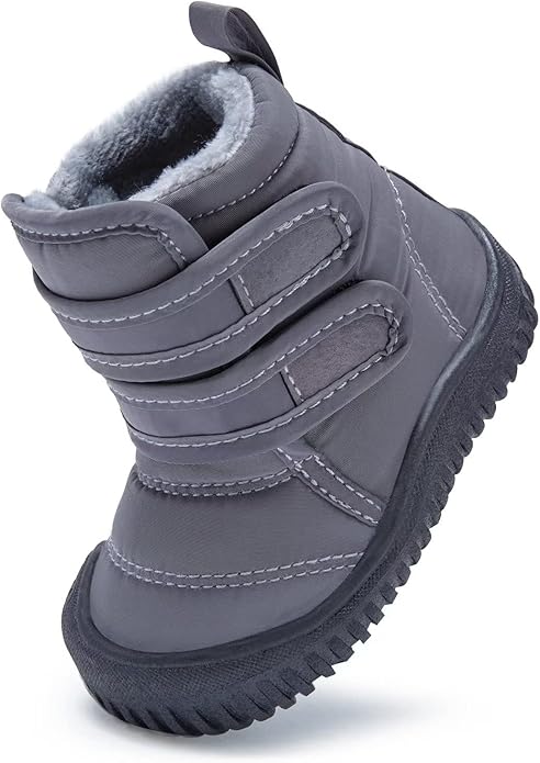 BMCiTYBM Toddler Baby Snow Boots Winter Shoes Boys Girls Cold Weather Baby Faux Fur Shoes