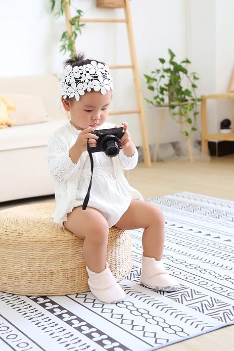 Ohwawadi Infant Baby Slippers Girls Boys Booties Warm Baby Socks Shoes Newborn - Image 3