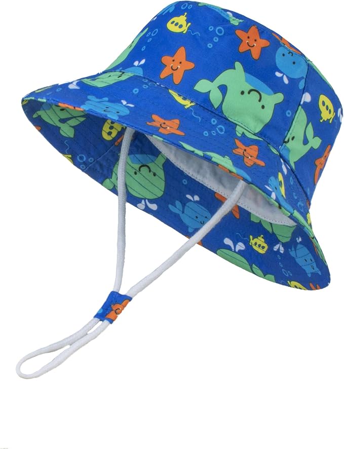 LANGZHEN Sun Protection Hat for Kids Toddler Boys Girls Wide Brim Summer - Image 2