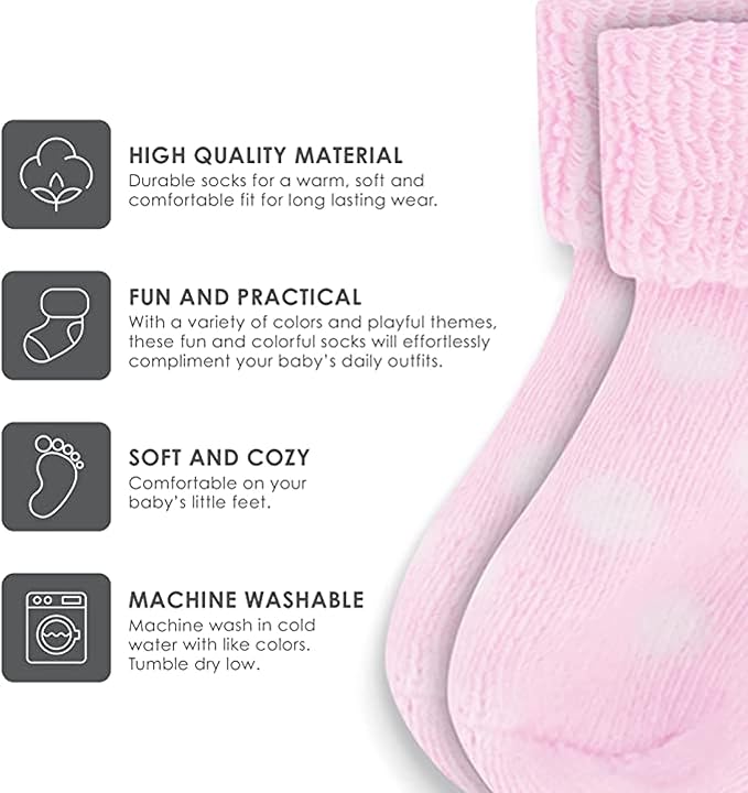 Rising Star Baby Sock, Toddler Sock, Kids Socks Multipacks - Image 3