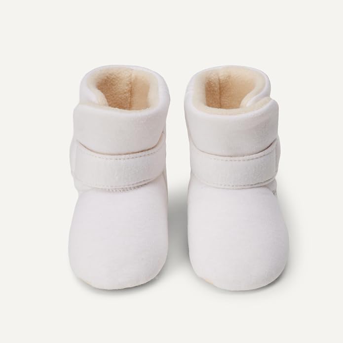 Amazon Essentials Unisex Babies' Soft Hook & Loop Booties, Infant Crib Shoes - Image 4