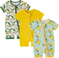 OPAWO Bamboo Sleepers for Baby Boy Pajamas Bamboo Pajamas Baby Romper 0-24M | 2 by OPAWO