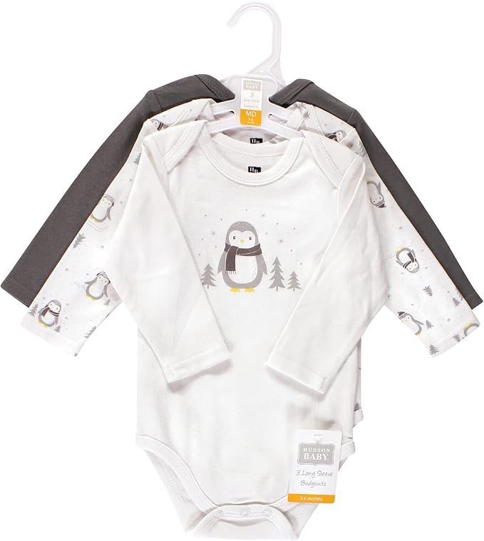 Hudson Baby Unisex Baby Cotton Bodysuits - Image 2