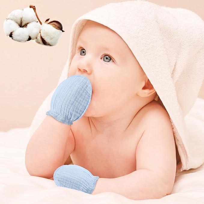 Baby Mittens Newborn No Scratch 0-6 Months - Image 5