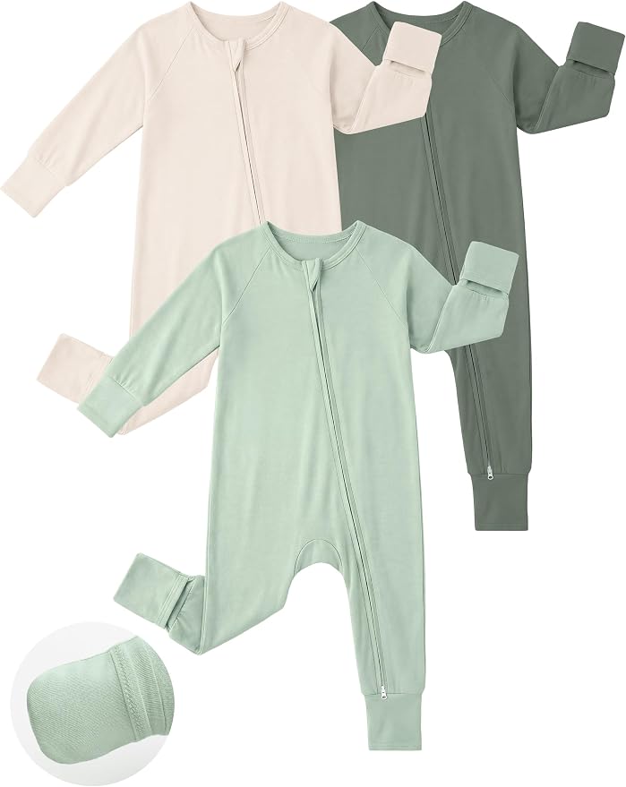 Yoofoss Viscose From Bamboo Baby Pajamas Footless & Footed baby Sleepers by YOOFOSS