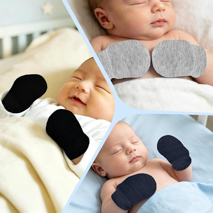 6 Pairs Baby Mittens No Scratch Mittens Infant Toddler Soft Gloves Essentials - Image 7