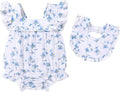 YOUNGER TREE Baby Girl Romper 100% Cotton Ruffle Sleeveless Summer Outfit by YOUNGERTREE