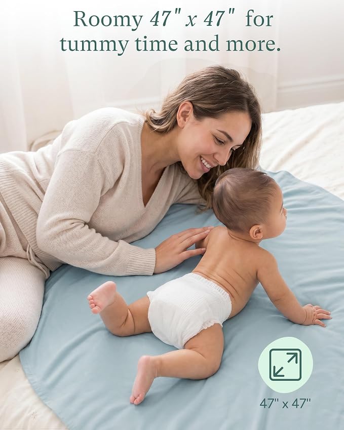 PurComfy Supersoft Swaddle Blanket, Premium Bamboo Viscose, Lightweight & - Image 5