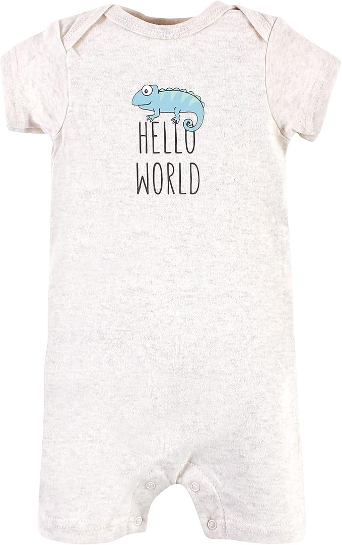 Hudson Baby Unisex Cotton Rompers - Image 3