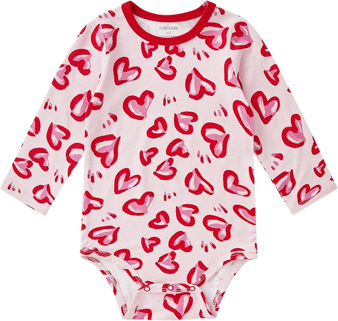pureborn Baby Girls Boys Bodysuit One-Piece Romper 0-24 Months by pureborn