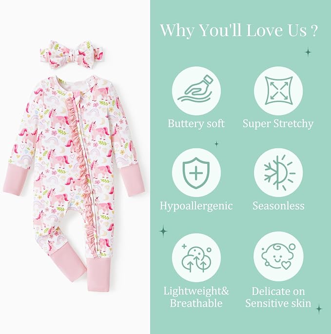 PATPAT Bamboo Viscose Baby Footie - Image 4