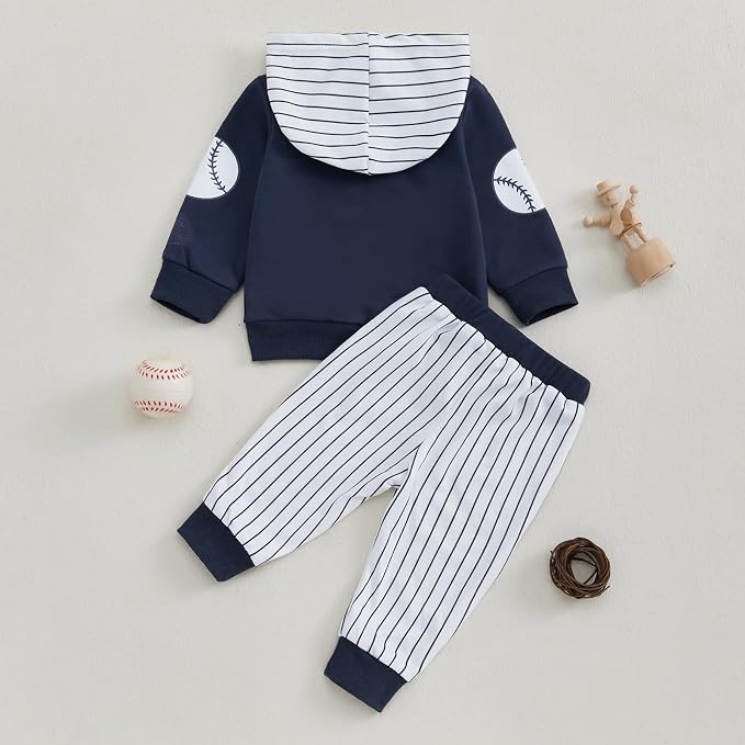 Baby Boy Clothes Infant Hoodie Set Long Sleeve Sweatshirts - Image 4