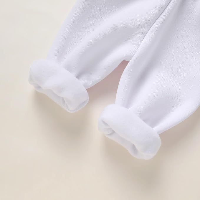 Happy Town Baby Clothes for Girls Boys Clothes Solid Color Zipper Hoodie and - Image 5
