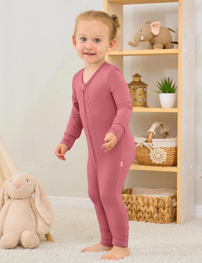 Jimonda Unisex Baby Zipper Footies Pajamas 3-Pack - Image 6