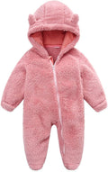 Baby Furry Jumpsuit Infant Bear Onesies Zipper Long Sleeve One-Piece Romper by BabymineStartFromTheHeart