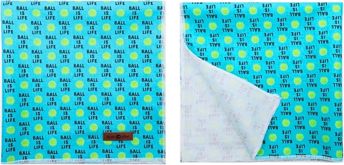 Lionet Paws Dog Bandana, Fabric Ball Dogs Kerchief - Image 4