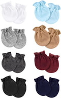 AQOKKA Newborn Baby Mittens No Scratch Cotton Elastic Wrist Gloves Infant by AQOKKA