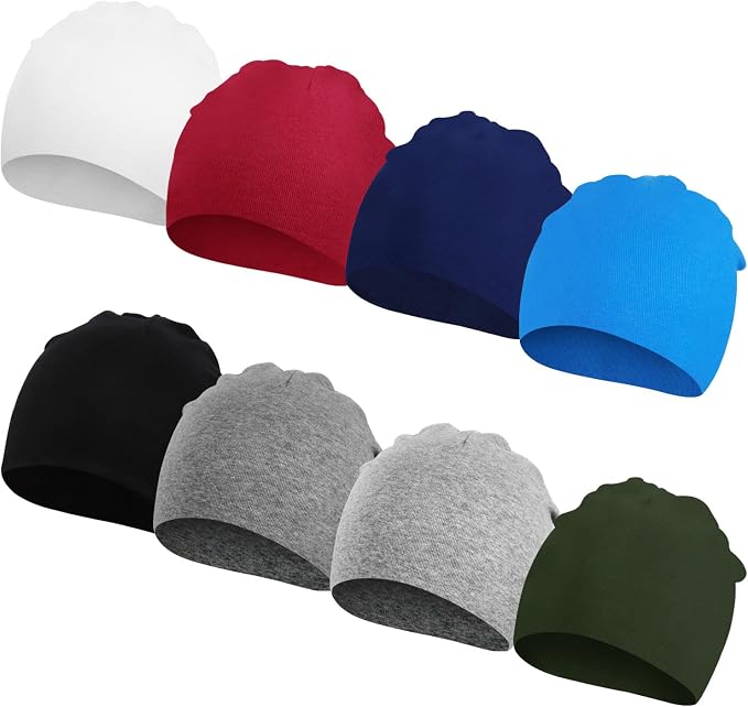 DRESHOW BQUBO 8 Pack Baby Newborn Hats Infant Toddler Kid Hats Soft Nursery by DRESHOW