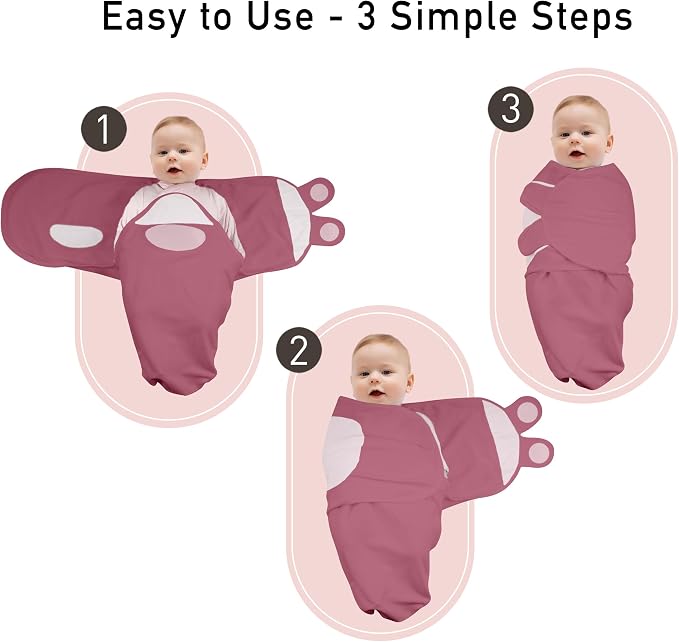 GLLQUEN BABY Swaddles for Newborns 0-3 Months, Adjustable & Easy Fastener | - Image 6