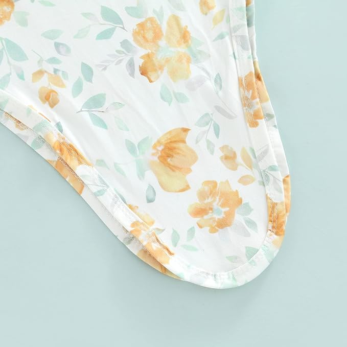 Newborn Baby Girl Floral Sleep Gown Headband Sleepwear Outfit - Image 5