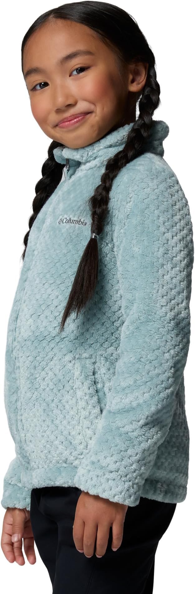 Columbia Youth Girls Fire Side Sherpa Full Zip Fleece Jacket - Image 4