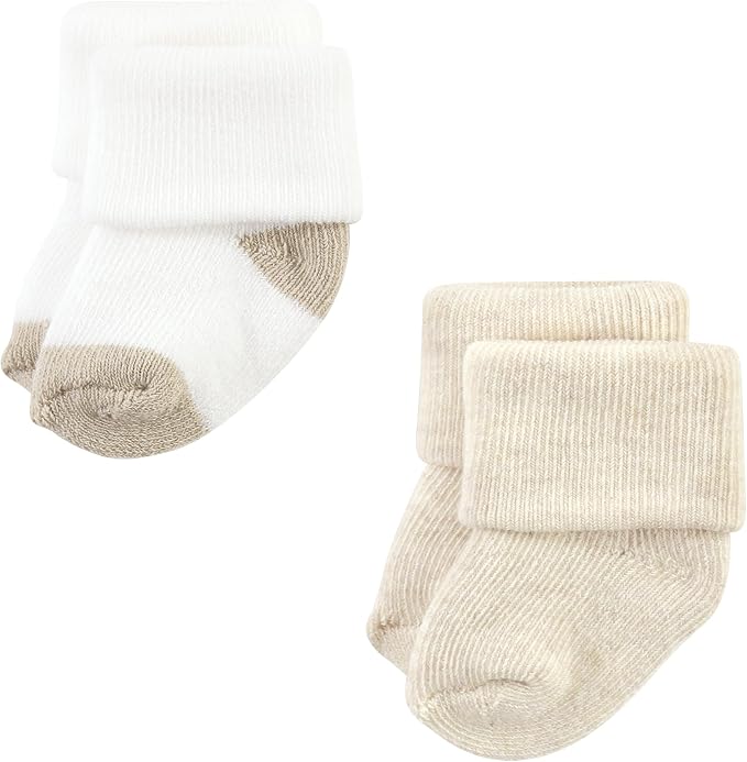 Hudson Baby Baby 8-pack Cotton Rich Newborn and Terry Socks - Image 3