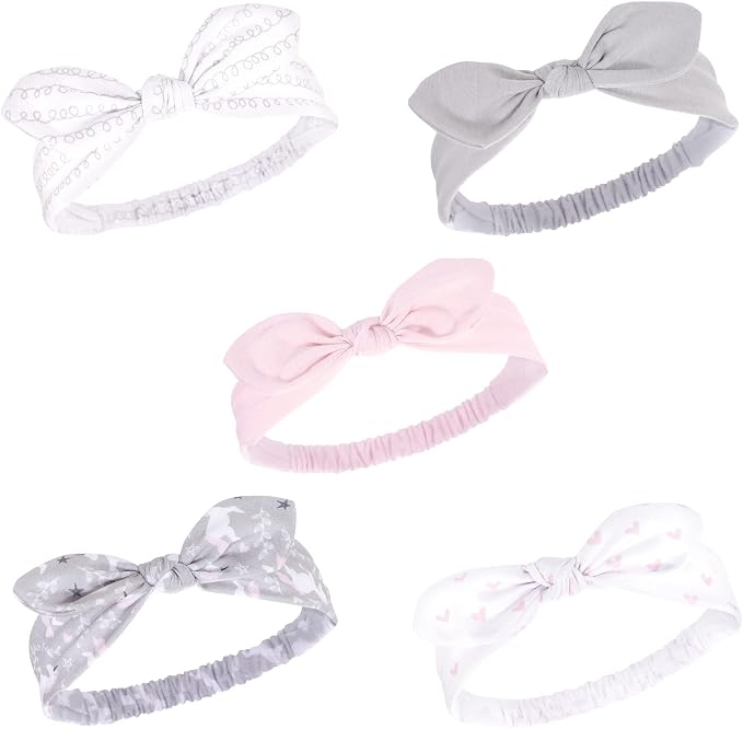 Hudson Baby Cotton and Synthetic Headbands, Size 0-24 Months by HudsonBaby