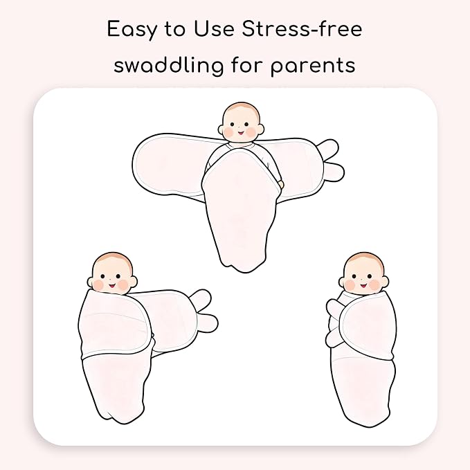 Cotton Swaddles for Newborn, Baby Newborn Swaddle 0-3 Month | 2-Pack Soft - Image 6