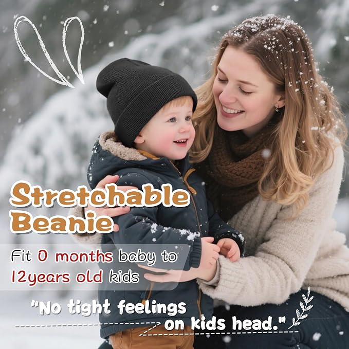 ZOORON Toddler Beanie Baby Beanies - Image 4