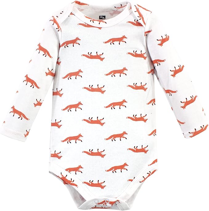 Hudson Baby baby-boys Cotton Long-sleeve Bodysuits 3-pack - Image 4