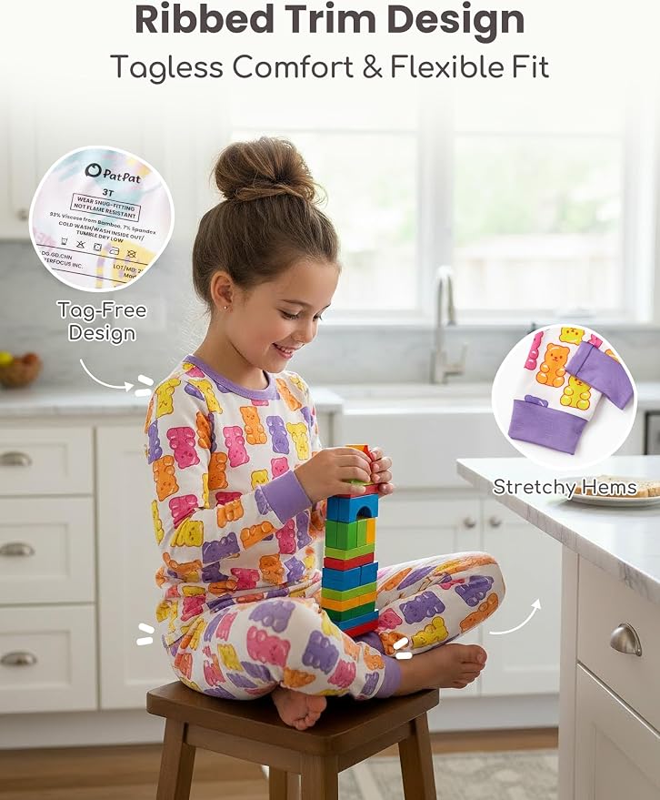 PATPAT Bamboo Viscose Pajama Sets - Image 3