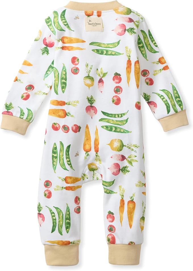 Burt's Bees Baby Unisex Sleep and Play Pajama, Footless One-Piece Zipper PJ | - Image 2