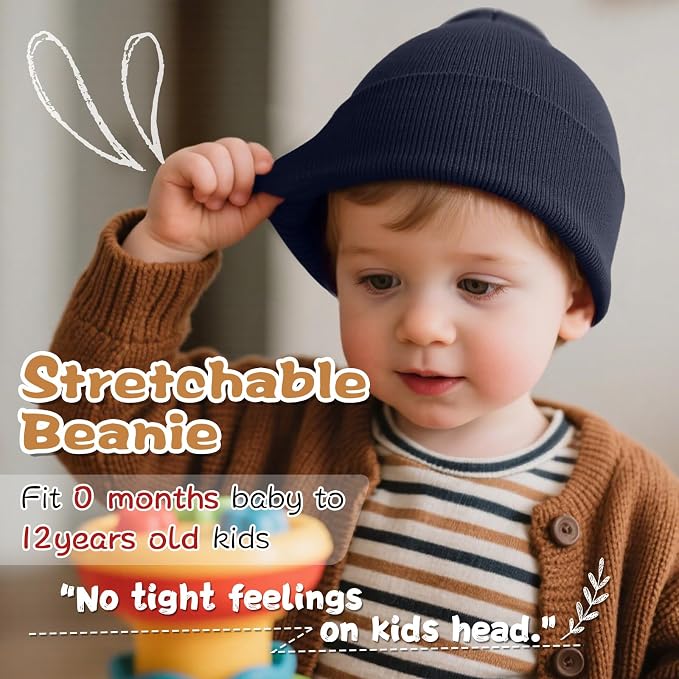 ZOORON Toddler Beanie Baby Beanies - Image 4