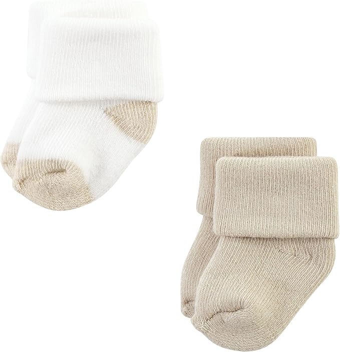 Hudson Baby Baby 8-pack Cotton Rich Newborn and Terry Socks - Image 5