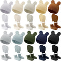 Toulite 10 Set Newborn Baby Socks Hat and Mittens Soft Ankle Sock Newborn by Toulite