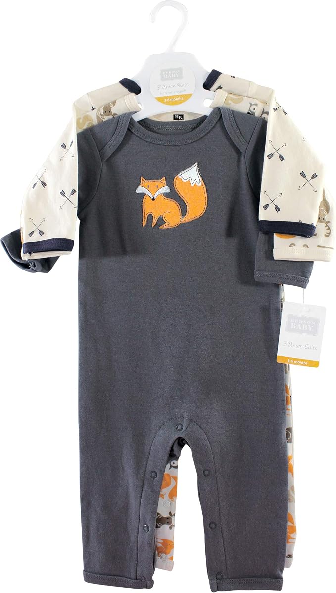 Hudson Baby unisex-child Cotton Coveralls - Image 2
