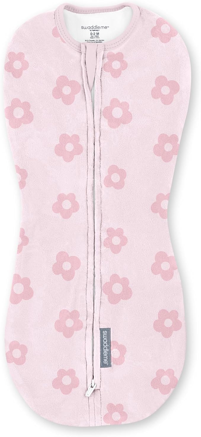 SwaddleMe by Ingenuity Compression Baby Swaddle Pod, Two-Way Zipper by SwaddleMe%C2%AE