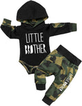 Fommy Newborn Baby Boy Clothes Plaid Letter Print Long Sleeve Hoodies + Long by Fommy