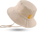 JANGANNSA Cotton Baby Sun Hat Infant Toddler Boys Girls Bucket Hats Summer Sun by JANGANNSA