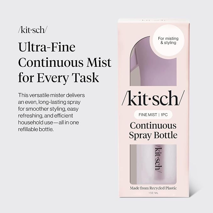 Kitsch Continuous Spray Bottle for Hair – Sheer Violet, 150ml | Fine Mister - Image 2