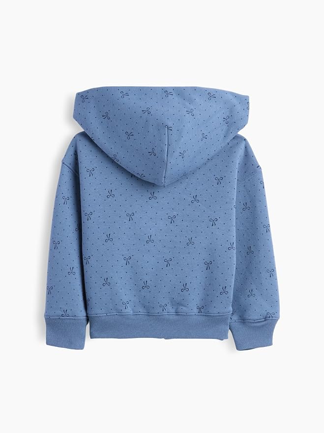 GAP Baby Girls' Logo Hoodie Hooded Full Zip Sweatshirt - Image 2