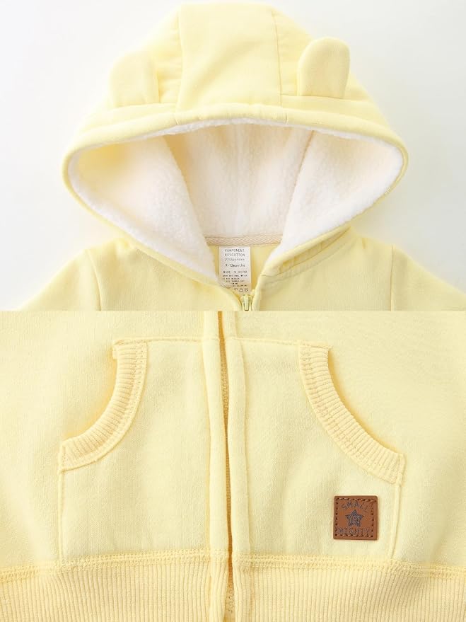 Baby Boy Girl Clothes Zip-Up Hoodies - Image 4