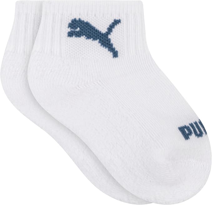 PUMA Unisex Baby 6-pack Infant Anklet Socks, Extra Cushion & Comfort-toe - Image 4