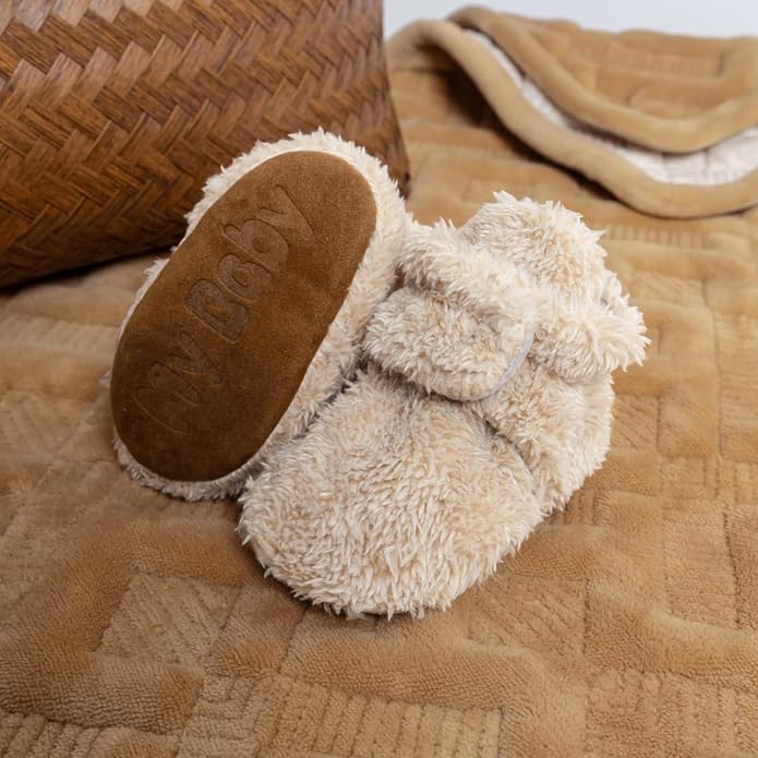 Sawimlgy Newborn Infant Baby Girl Boy Cotton Booties Stay On Sock Slippers Soft - Image 2