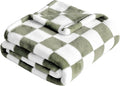 Yurhap Checkered Baby Blanket Fleece Baby Blankets by Yurhap