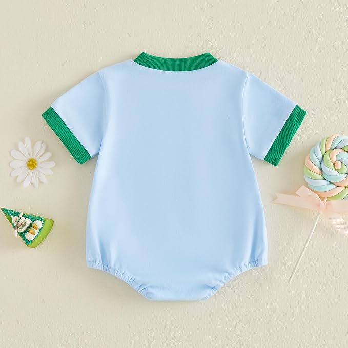 Newborn Baby Boy Girl Summer Clothes Funny Print Sweatshirt Romper Oversized - Image 8